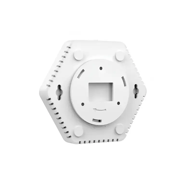 Parte traseira do gateway Bluetooth LoRaWAN LW003-B com estrutura de fixação para instalação em parede ou superfície interna.